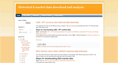 Desktop Screenshot of historicaldatadirectory.com